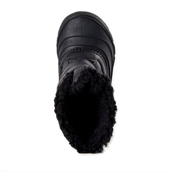 Baby Girl Warm Winter Boots & Hat With Pompom & Gloves Set Size 7 - Picture 8 of 9